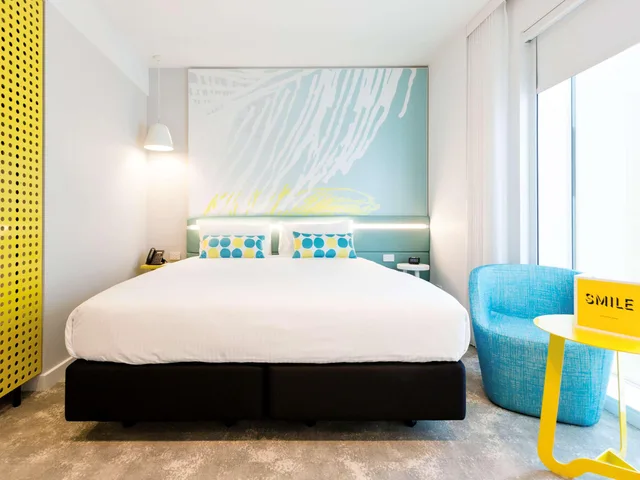 غرفة ديلوكس بسرير مزدوج بإطلالة على النهر، Ibis Styles East Perth 1/4