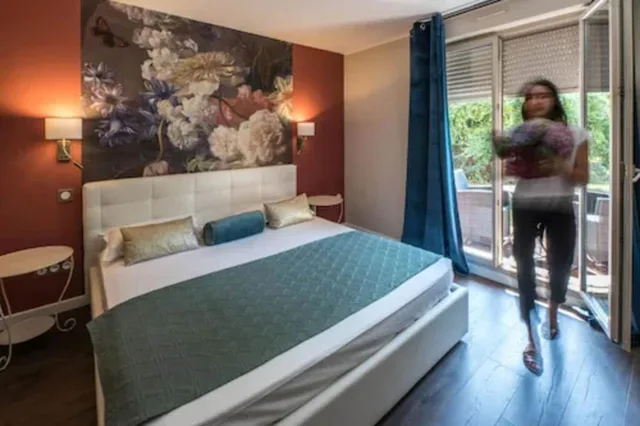 غرفة بسرير كوين، Hotel Les Jardins de La Madrague 5/7