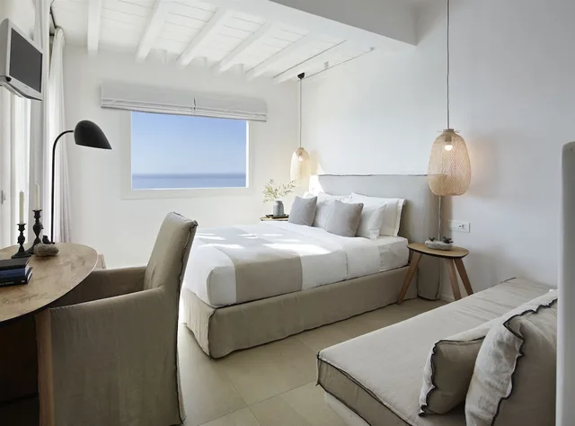 غرفة ديلوكس بسرير كينج مع أريكة، Vencia Boutique Hotel 1/3