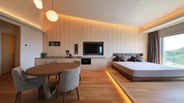 جناح بسريرين منفصلين بإطلالة على البحر، Olivean Shodoshima Yuhigaoka Hotel 1/1