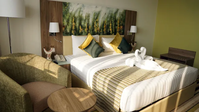 غرفة ديلوكس بسريرين منفصلين، Royal View Hotel 6/10