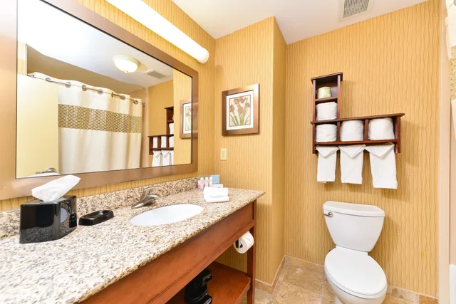 غرفة بسرير كينج مع أريكة، Hampton Inn Yorkville 7/9
