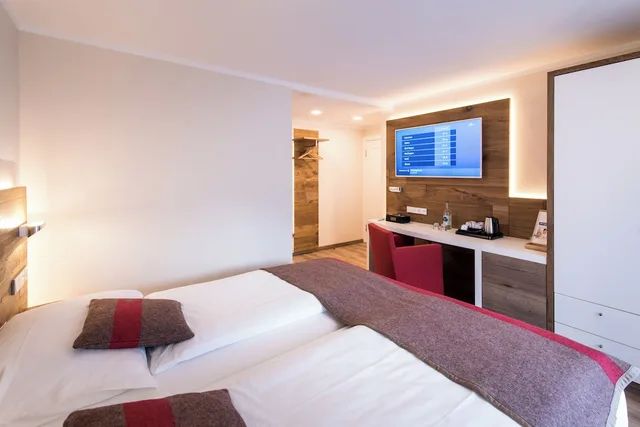 غرفة اقتصادية بسرير كوين بإطلالة على الجبل، Hotel Butterfly 4/5