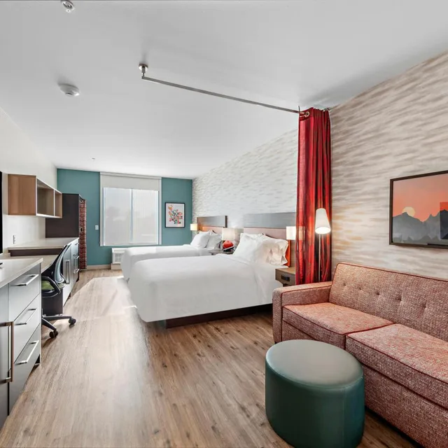 جناح استوديو بسريرين كوين مع أريكة، Home2 Suites by Hilton San Bernardino 3/5