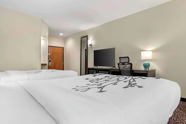 غرفة قياسية بسريرين كوين، Sleep Inn and Suites Montgomery East I-85 3/7