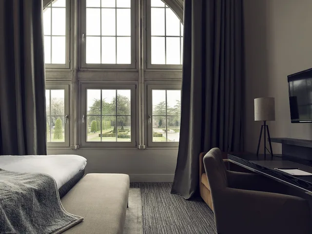 غرفة سوبيريور بسريرين منفصلين بإطلالة على الحديقة، Terhills Hotel - Different Hotels 4/7