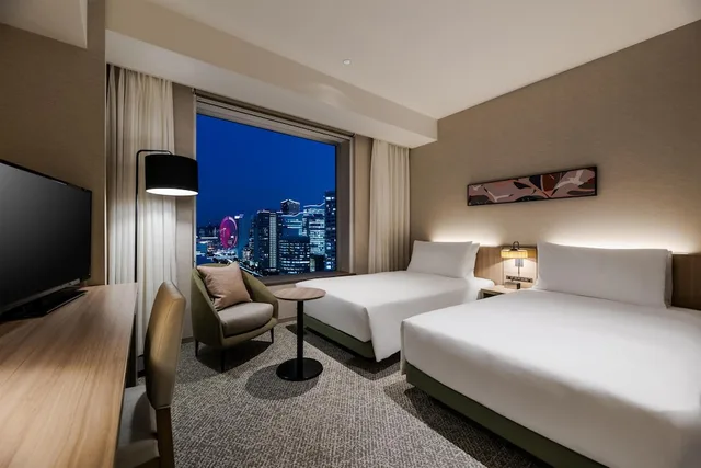 Deluxe, Twin Beds, Ocean View, High Floor, The Square hotel Yokohama Minatomirai 3/5