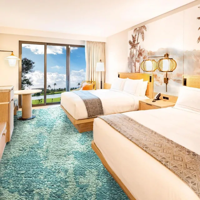 Room, 2 Queen Beds, Lagoon View, Balcony, Hale Hokuala Kauai, Curio Collection By Hilton 3/5