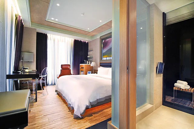 غرفة غراند ديلوكس بسرير مزدوج، Hotel Eclat Taipei 1/1