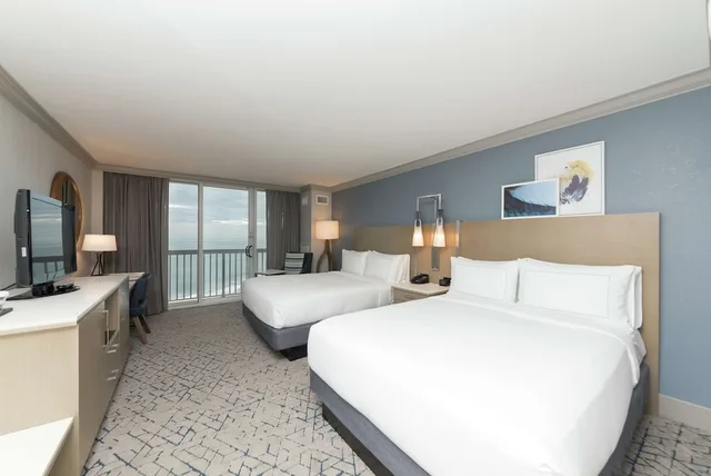 Room, 2 Queen Beds, Coast View, Balcony, Accessible، Hilton Melbourne Beach Oceanfront 4/10