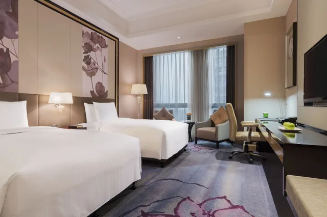 غرفة ديلوكس بسريرين منفصلين، Wanda Realm Guangzhou Zengcheng 3/6