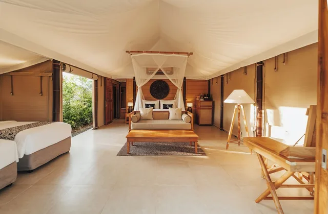 Family, King Bed, Garden View, Glamp Nusa 4/6