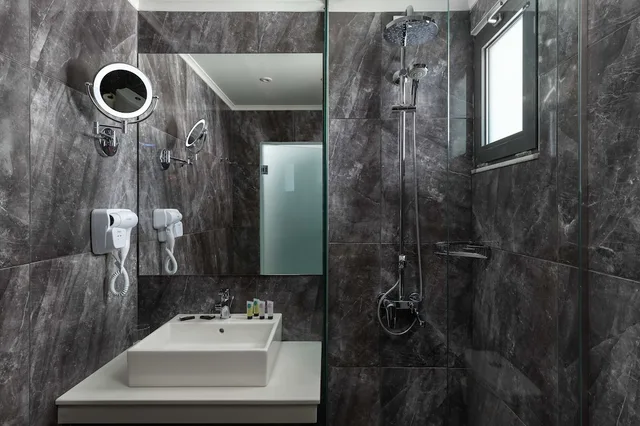 Deluxe, Double Bed, Lateral Pool or Side Sea View, Atalanti Boutique Hotel - Adults Only 5/5