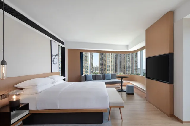 غرفة سوبيريور بسرير كينج بإطلالة على المدينة، Fairfield by Marriott Changsha Yuelu 1/1