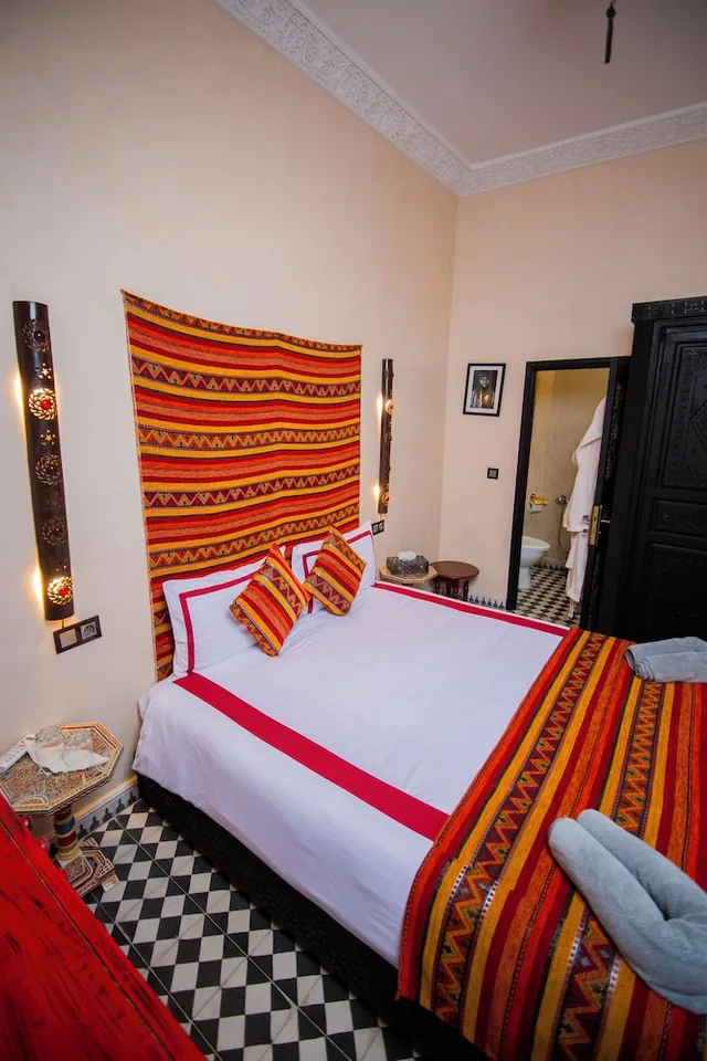 غرفة ديلوكس بسريرين منفصلين، Riad Ta'achchaqa 3/10