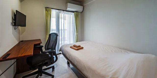 غرفة بإطلالة على البحر مفردة بسرير فردي، Hotel Sunset American 4/9