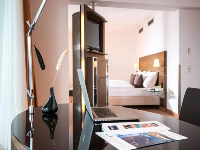 غرفة ديلوكس بسريرين منفصلين، Dorint Hotel An Der Kongresshalle 6/6
