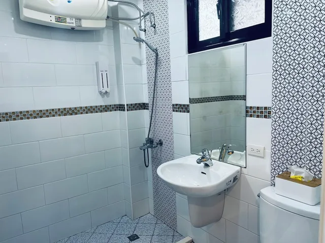 غرفة عائلية ثلاثية بسرير مزدوج وسرير بطابقين، Taipei Yes Hostel 3/4