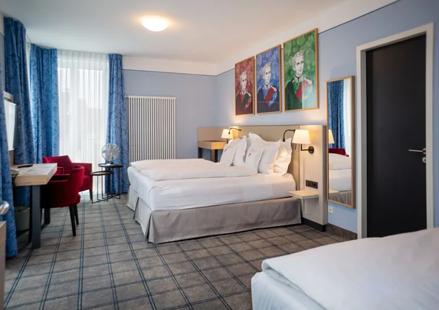 غرفة ديلوكس بسرير مزدوج، Hotel Konig Ludwig Ii 3/6