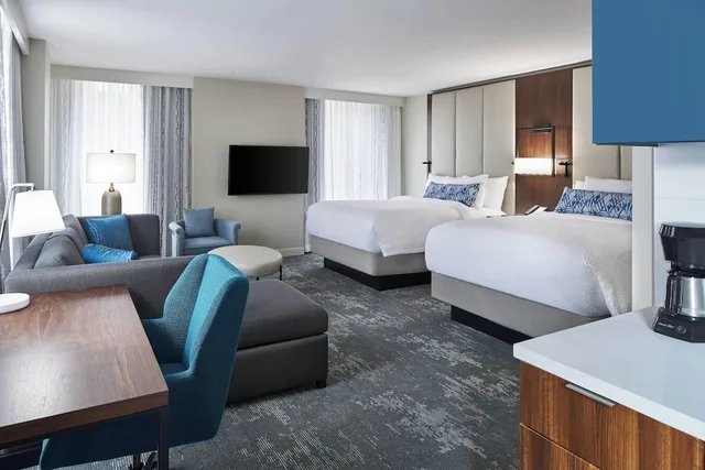 Studio, 2 Queen Beds, Sofa, Accessible, Residence Inn Washington Downtown Convention Center 1/2