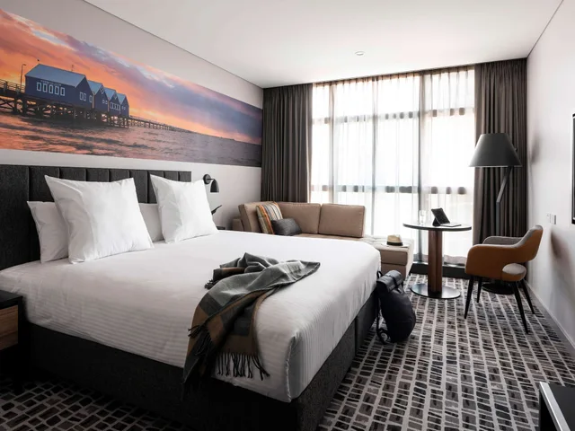 غرفة ديلوكس بسرير كينج، Novotel Perth Murray Street 1/8