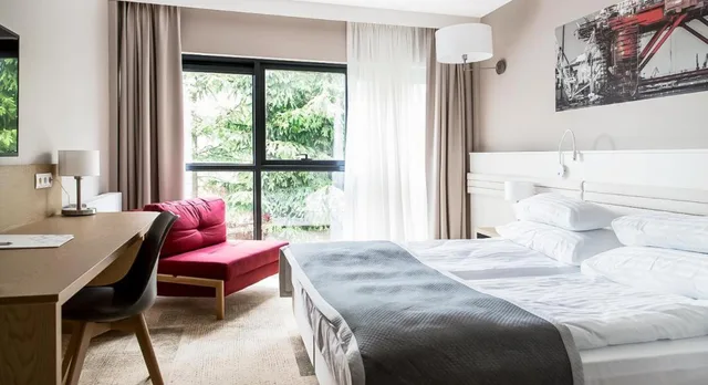 غرفة بسرير مزدوج أو سريرين منفصلين، Hotel Platan 7/10