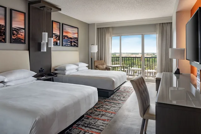 غرفة بسريرين كوين بشرفة، Fort Lauderdale Marriott Coral Springs Hotel & Convention Center 3/5
