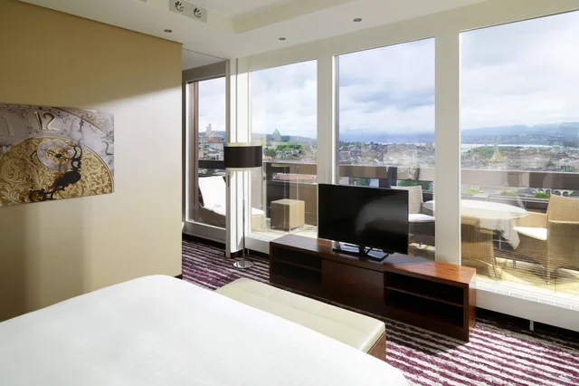 جناح كلوب بسرير مزدوج، Zurich Marriott Hotel 4/6