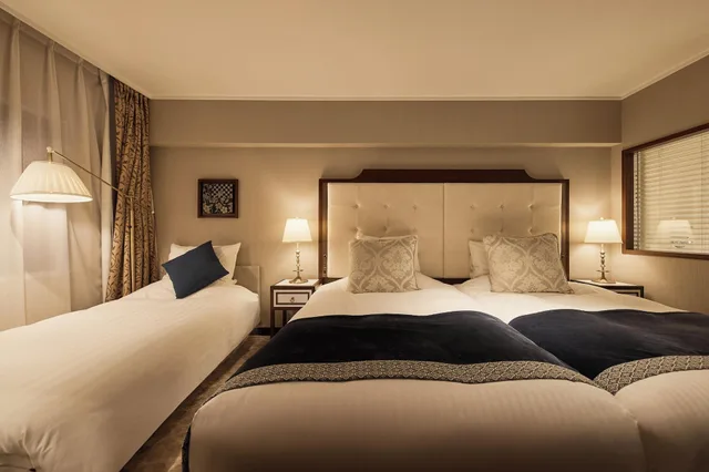 غرفة غراند كومفورت ديلوكس ثلاثية مع سرير إضافي، Kyoto Century Hotel 2/4