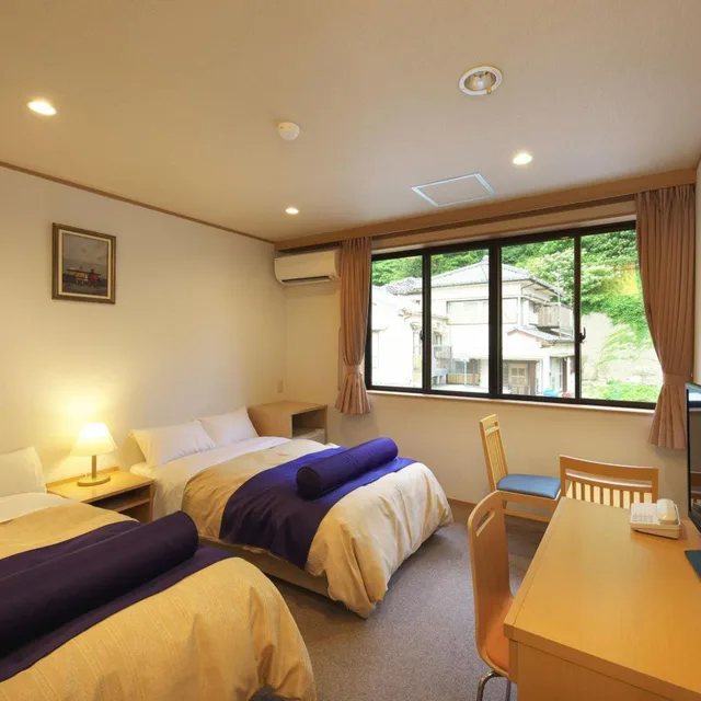 غرفة بسريرين منفصلين بإطلالة على الجبل، Kichimu Hotel (ex. Michitekuru Kokoro No Yado Kichimu) 5/7
