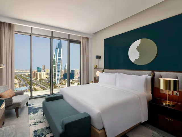 جناح بانورامي بسرير كينج بغرفتي نوم، Conrad Bahrain Financial Harbour 1/6