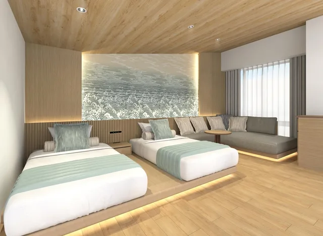 Ocean, Deluxe, Twin Beds، La'gent Stay Hakodate Ekimae 1/1
