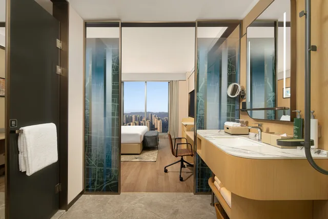 غرفة بسرير كينج، Hilton Garden Inn Hangzhou Fuyang Fuchun 6/7