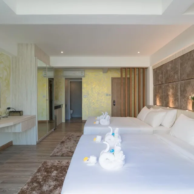 غرفة ديلوكس رباعية، Destinaation Patong Boutique By The Sea 7/10