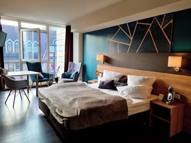 غرفة قياسية بسرير مزدوج، eXo Individual Hotel Mannheim - by SuperFly Hotels 3/10