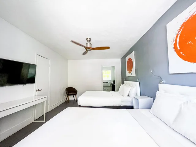 استوديو بسريرين كوين، Winterset A North Beach Village Resort Hotel 2/10