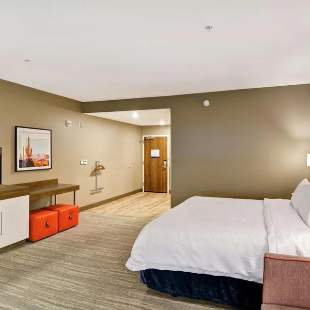 جناح استوديو بسرير كينج مع أريكة لذوي الإعاقة، Hampton Inn & Suites Tucson Tech Park Az 1/3