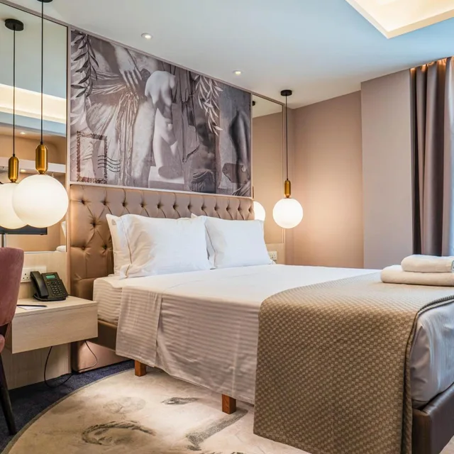 غرفة قياسية بسرير مزدوج، Gate Twenty Two Boutique Hotel 5/8
