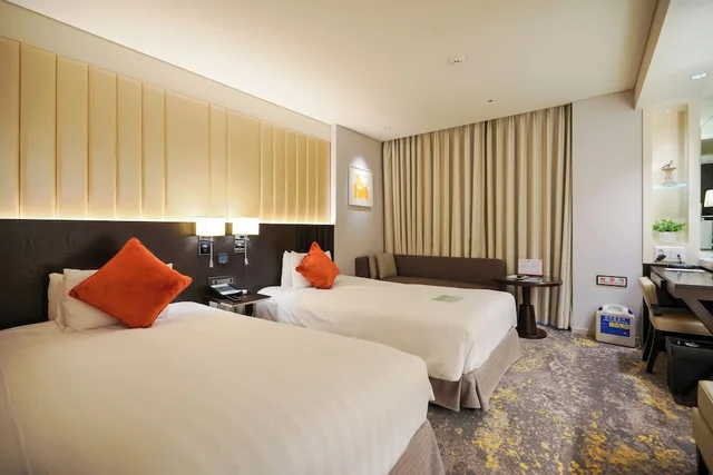 غرفة بسريرين منفصلين في طابق مرتفع، Solaria Nishitetsu Hotel Seoul Myeongdong 3/10