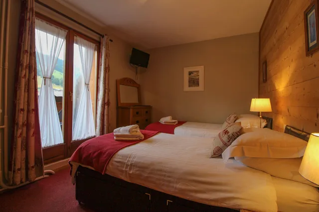 غرفة بسريرين منفصلين بشرفة، Hotel Christiania 1/4
