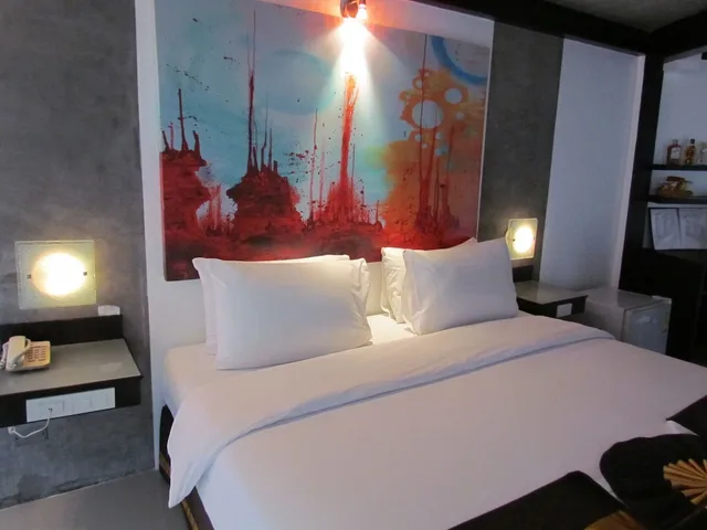 استوديو كلوب بسرير كينج بإطلالة على المدينة، The Front Hotel And Apartment 1/5