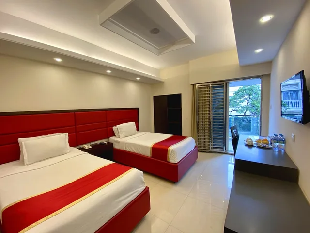 غرفة ديلوكس بسريرين منفصلين بإطلالة على المدينة، Park Hyatt Dhaka 2/4