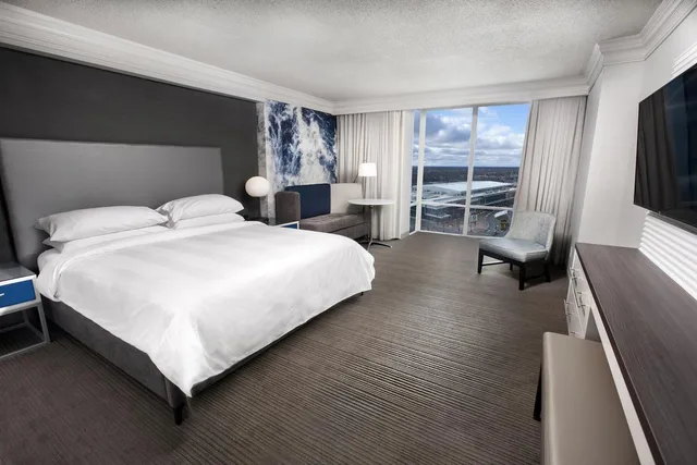 غرفة بسريرين بإطلالة على المدينة، Niagara Falls Marriott on The Falls 1/1