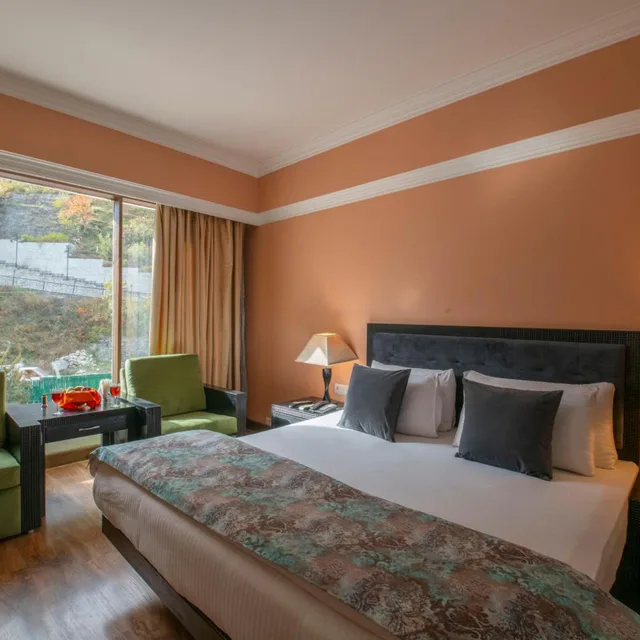 غرفة بريميير بسرير مزدوج أو سريرين منفصلين، Mastiff Grand Manali Resort 3/10