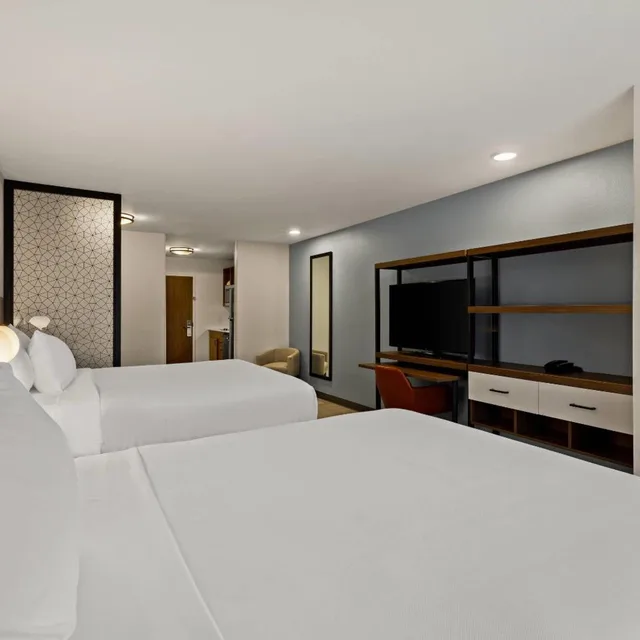 غرفة رباعية بسريرين كوين، Everhome Suites Clarksville Ft. Campbell Area 4/10