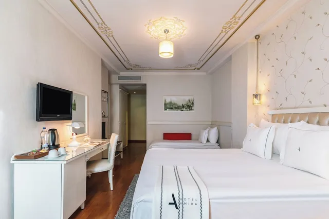 غرفة ديلوكس ثلاثية بغرفة نوم واحدة، Hotel Amira Istanbul 1/8