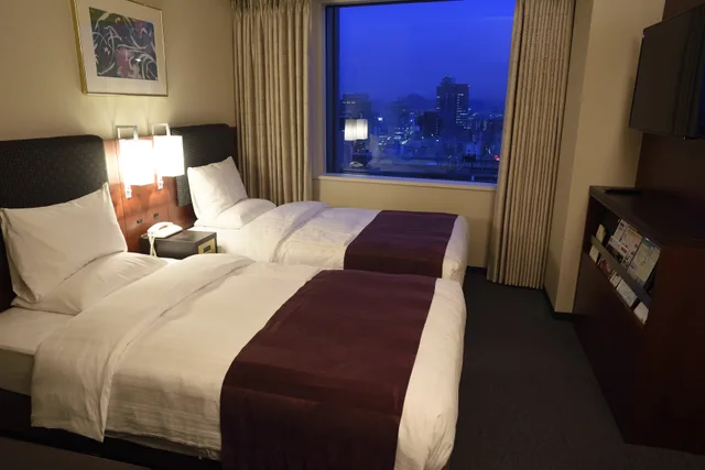 Economy, Single, Twin Beds, Smoking, Rihga Royal Hotel Hiroshima 1/2