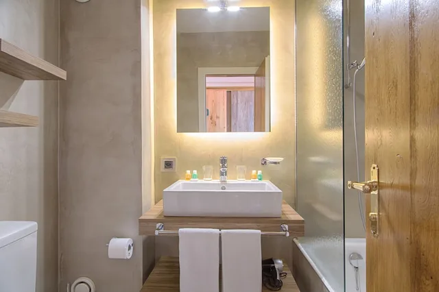 غرفة بريستيج بسرير مزدوج بإطلالة على الجبل، Le Mont Paisible 3/3