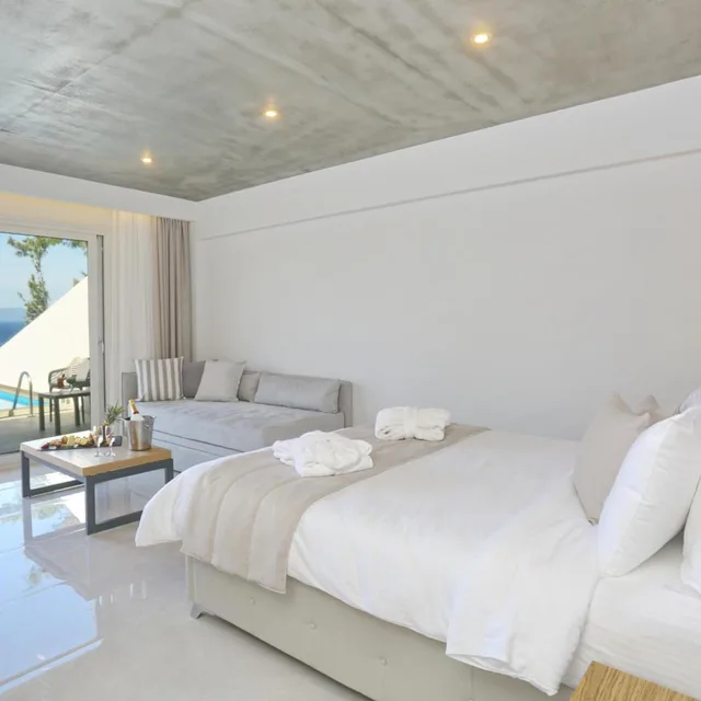 Junior Suite, Deluxe, Panoramic Sea View, Private Heated Pool, Alia Palace - Adults Only 1/7