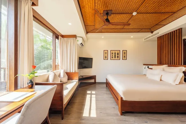 غرفة غراند ديلوكس بسريرين منفصلين بشرفة، Hoi An Eco Lodge & Spa 2/10